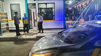 Patroli Blue Light Malam Hari, Piket Regu II Polsek Labuan Badas Jaga Kamtibmas dan Sambangi Objek Vital
