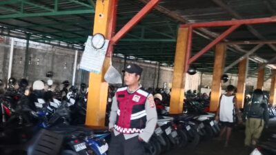 Situasi Kondusif, Polsek Pemenang Gencarkan Patroli Harkamtibmas di Pelabuhan Bangsal