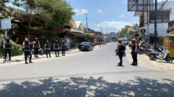 Cegah Kemacetan, Subsatgas Samapta Ops Mandalika Atur Lalu Lintas di Kawasan Kute Mandalika