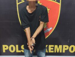 KOLABORASI POLSEK KEMPO DAN SATRESNARKOBA POLRES DOMPU UNGKAP DUGAAN PEREDARAN SABU 17,53 GRAM