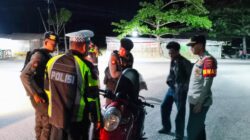 Melalui Patroli Humanis Pamapta Polres Bima Kabupaten Cegah Potensi Kriminal di wilayah hukumnya
