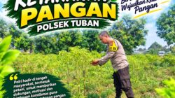 Bhabinkamtibmas Polsek Tuban Aktif Dukung Ketahanan Pangan Nasional
