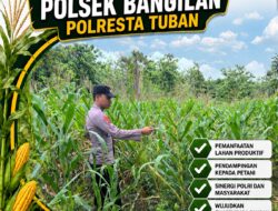 Polsek Bangilan Dukung Ketahanan Pangan Nasional