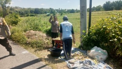 Bhabinkamtibmas Desa Ngeru Sambangi Lahan Petani dan Dorong Budidaya Hortikultura