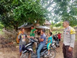 Bhabinkamtibmas Desa Woko Imbau Warga Cegah Karhutla dan Dukung Ketahanan Pangan