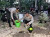 Dukung Program Green Policing Kapolri, Polres Bima Kota Tanam 250 Pohon Mahoni Secara Serentak