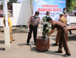 Kejari Dompu Musnahkan Barang Bukti dari 30 Perkara Inkracht, Termasuk 3.381 Butir Tramadol dan Narkotika