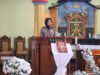 Perkuat Toleransi dan Sosialisasikan Kamseltibcarlantas, Kapolres Sumbawa Sambangi Gereja Katolik Sang Penebus