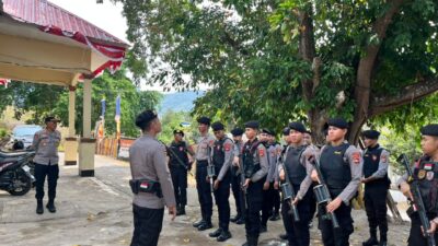Sat Samapta Polres Bima Kota Siaga Amankan Pilkades di Dua Desa Kecamatan Langgudu