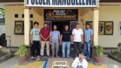 POLSEK MANGGELEWA AMANKAN TERDUGA PELAKU PENCURIAN MESIN POMPA AIR, KERUGIAN KORBAN DITAKSIR RP3 JUTA