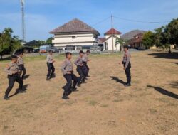 Tingkatkan Kesiapan Personel, Sat Samapta Polres Sumbawa Barat Gelar Latihan Bela Diri