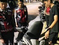 Cegah Kejahatan Dini Hari, Sat Samapta Polres Sumbawa Barat Sisir Kawasan KTC