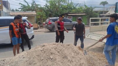 Cegah Gangguan Keamanan, Sat Samapta Polres Sumbawa Barat Patroli di Jalur Pasir Putih Maluk